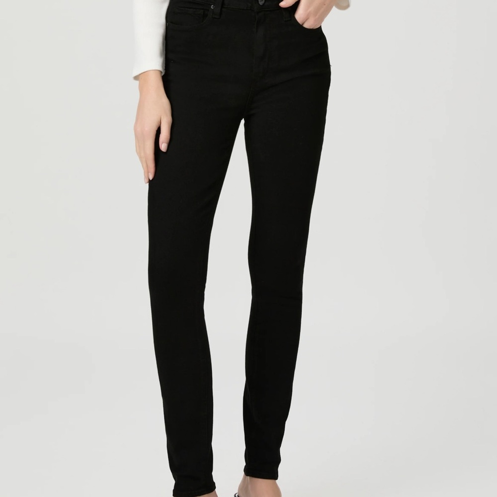 PAIGE Black Skinny Jeans Fitted Silhouette Stretch